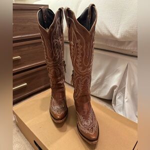 Ariat Casanova Western Brown Heeled Boots